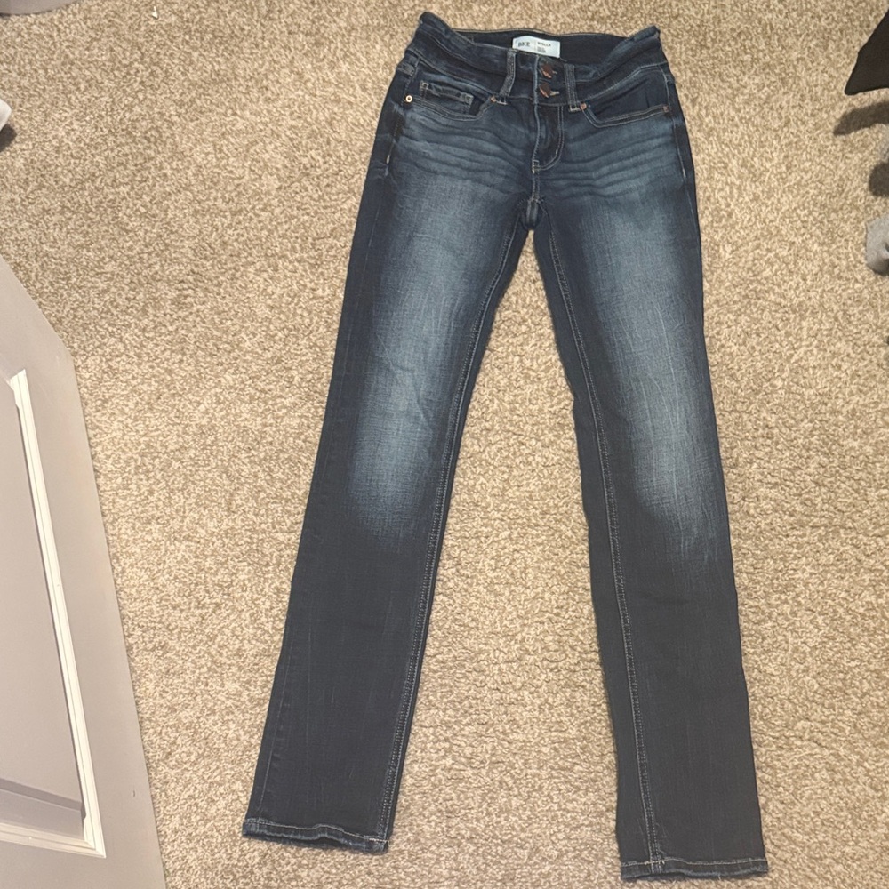 BKE Dark Blue Straight Leg Women's Jeans